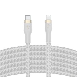 Belkin BoostCharge - Cable Lightning - 24 pin USB-C macho a Lightning macho - 2 m - blanco