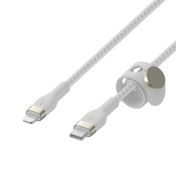 Belkin BoostCharge - Cable Lightning - 24 pin USB-C macho a Lightning macho - 2 m - blanco