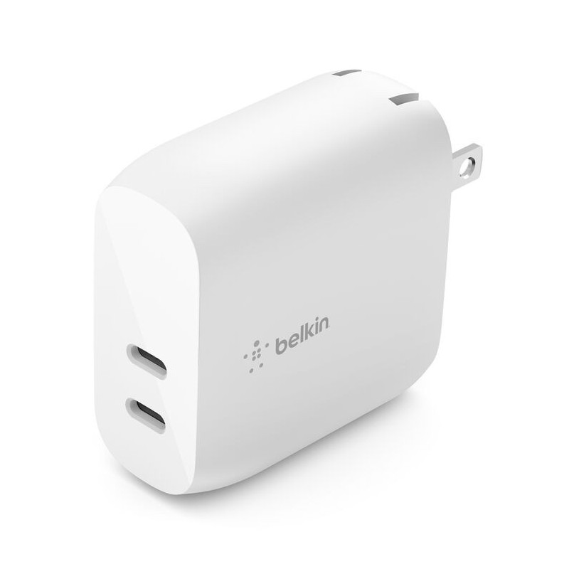 Belkin - - 40 vatios - PD 3.0 - 2 conectores de salida (2 USB-C)