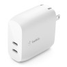 Belkin - - 40 vatios - PD 3.0 - 2 conectores de salida (2 USB-C)
