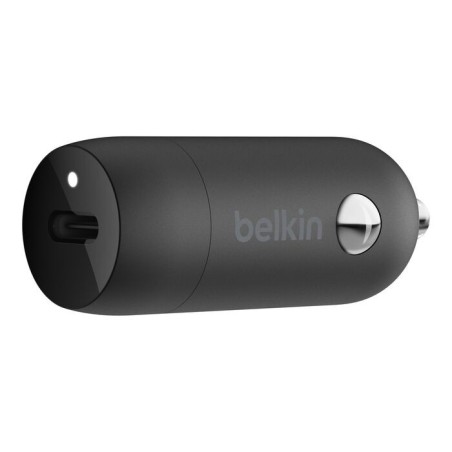Belkin - Adaptador de corriente para el coche - 20 vatios - Fast Charge (24 pin USB-C) - negro