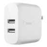 Belkin - - 24 vatios - 4.8 A - 2 conectores de salida (2 x USB)