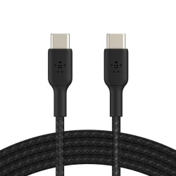 Belkin BoostCharge - Cable USB - 24 pin USB-C (M) a 24 pin USB-C (M) - 1 m - negro