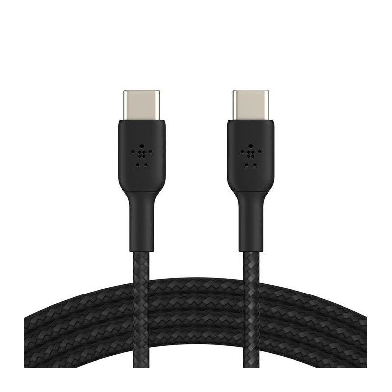 Belkin BoostCharge - Cable USB - 24 pin USB-C (M) a 24 pin USB-C (M) - 1 m - negro