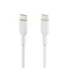 Belkin BoostCharge - Cable USB - 24 pin USB-C (M) a 24 pin USB-C (M) - 1 m - blanco