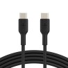 Belkin BoostCharge - Cable USB - 24 pin USB-C (M) a 24 pin USB-C (M) - 1 m - negro