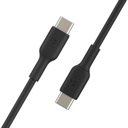 Belkin BoostCharge - Cable USB - 24 pin USB-C (M) a 24 pin USB-C (M) - 1 m - negro