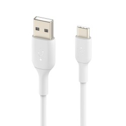 Belkin BoostCharge - Cable USB - 24 pin USB-C (M) a USB (M) - 1 m - blanco