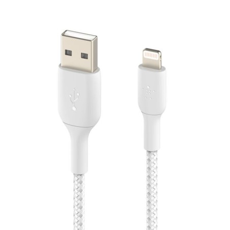Belkin BoostCharge - Cable Lightning - Lightning macho a USB macho - 1 m - blanco
