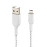 Belkin BoostCharge - Cable Lightning - Lightning macho a USB macho - 1 m - blanco
