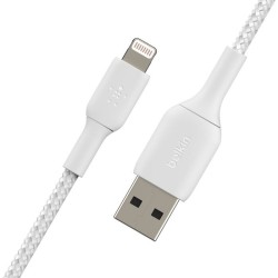 Belkin BoostCharge - Cable Lightning - Lightning macho a USB macho - 1 m - blanco
