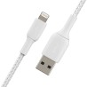 Belkin BoostCharge - Cable Lightning - Lightning macho a USB macho - 1 m - blanco
