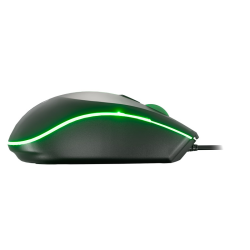 Xtech - XTM-218 - Mouse - USB - Wired - Black - 4 buttons with Light 2400 dpi