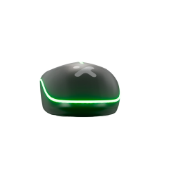 Xtech - XTM-218 - Mouse - USB - Wired - Black - 4 buttons with Light 2400 dpi
