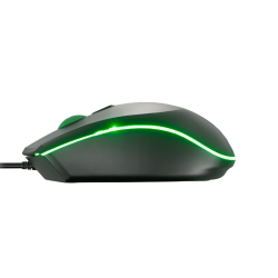 Xtech - XTM-218 - Mouse - USB - Wired - Black - 4 buttons with Light 2400 dpi