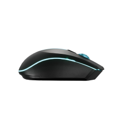 Xtech - XTM-318 - Mouse - 2.4 GHz - Wireless - Black - 4 buttons with Light 3200 dpi