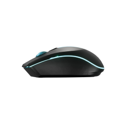 Xtech - XTM-318 - Mouse - 2.4 GHz - Wireless - Black - 4 buttons with Light 3200 dpi