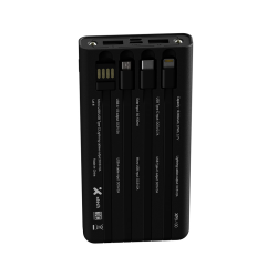Xtech XPB-100 - Solar Power Bank - 24 pin USB-C / 4 pin USB Type A / 5 pin Micro-USB Type A - 24 pin USB-C / 4 pin USB Type A /
