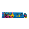 Xtech - Keyboard and mouse set - Spanish - Wireless - 2.4 GHz - Stitch Design - Disney XTK-D312ST