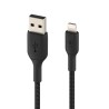Belkin BoostCharge - Cable Lightning - Lightning macho a USB macho - 1 m - negro