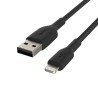 Belkin BoostCharge - Cable Lightning - Lightning macho a USB macho - 1 m - negro