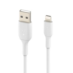 Belkin BoostCharge - Cable Lightning - Lightning macho a USB macho - 1 m - blanco