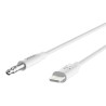 Belkin - Cable - Lightning/ Audio Aux  - Conecta iPhone  directo a salida 3.5mm - Blanco