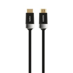 Belkin High Speed HDMI Cable - Cable HDMI con Ethernet - HDMI macho a HDMI macho - 2 m - compatibilidad con 4K