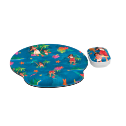Xtech - XTM-DKT3MO - Mouse and mouse pad kit - 2.4 GHz - Wireless - Moana 2 KT3MO - Disney Moana 2 and sister
