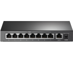 TP-link switch omada de escritorio de 9 puertos a 10 / 100Mbps con 8 puertos PoE+ - TL-SF1009P