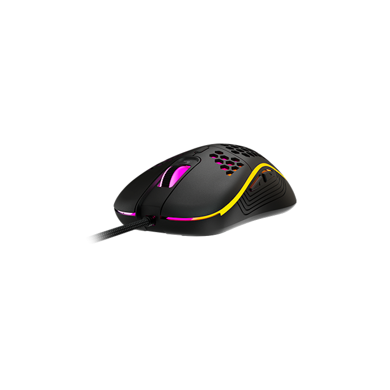 Xtech - XTM-620 - Mouse - USB - Wired - Black - Gaming 7 button Honeycomb