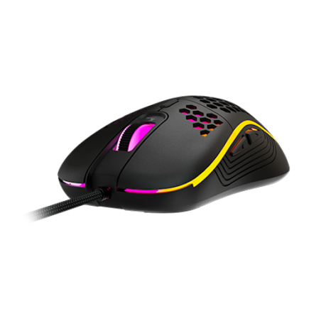 Xtech - XTM-620 - Mouse - USB - Wired - Black - Gaming 7 button Honeycomb
