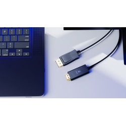 Xtech - Display cable - DisplayPort DP - HDMI - 3 m - Black - DP (m) to HDMI (m) XTC-359