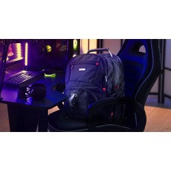 Xtech - Notebook carrying backpack - 17" - Black - Gaming Battlestash  XTB-508