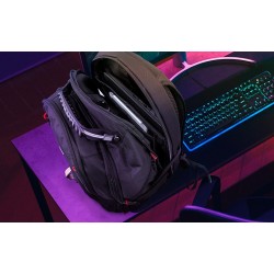 Xtech - Notebook carrying backpack - 17" - Black - Gaming Battlestash  XTB-508