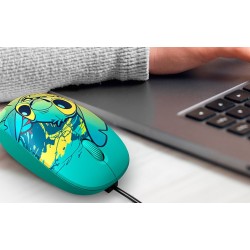 Xtech - XTM-D406ST-BL - Mouse - USB - Wired - Disney Stich Blue