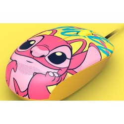 Xtech - XTM-D406ST-YL - Mouse - USB - Wired - Disney Stich Yellow