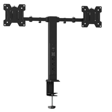 Klip Xtreme - Desktop to monitor mounting kit - With power strip