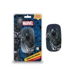 Xtech - XTM-M340BP - Mouse - 2.4 GHz - Wireless - Black - Marvel Black Panther