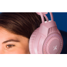 Xtech - XTH-564 - Headset - Para Computer / Para Game console - Wired - 3.5mm+USB Pink