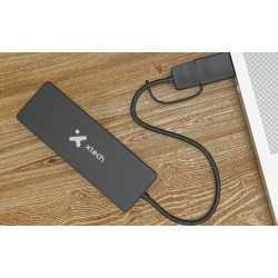 Xtech - Hub - 4 puertos - USB 3.0 XTC-390