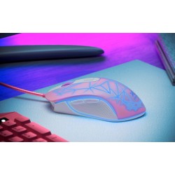 Xtech - Keyboard and mouse set - Wired - Spanish - USB - Pink - Gaming-XTK-540S