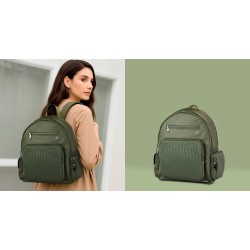 Klip Xtreme - Notebook carrying backpack - 13" - Green - Water repellent KNB-755