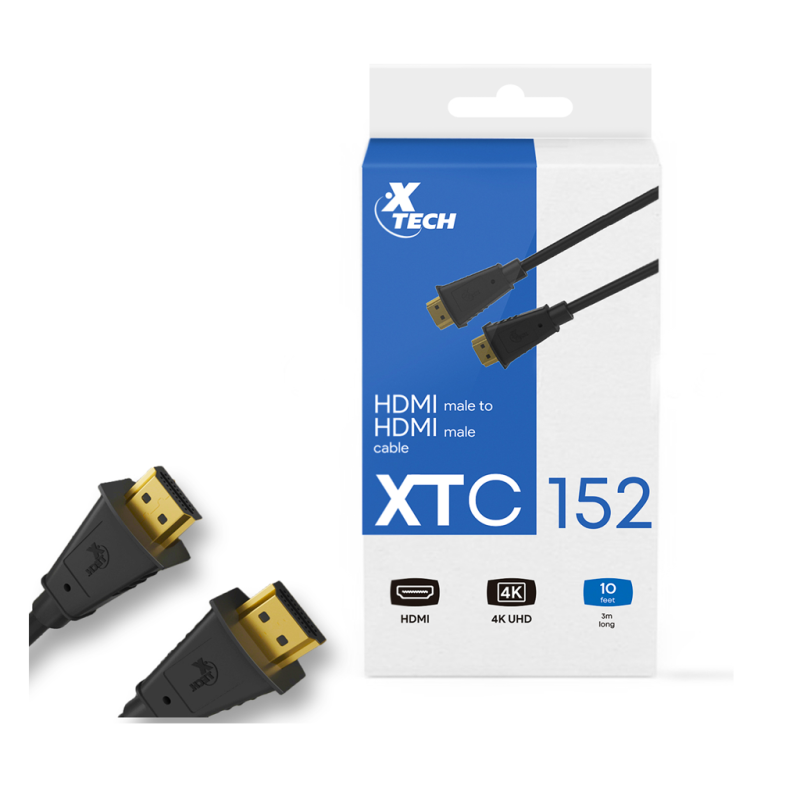 Xtech - Video cable - HDMI male to HDMI - 10ft