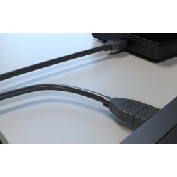 Xtech -   XTC-365 - Data cable - USB  to  Micro USB 3.0 - 91 cm - Black - 3ft for hard drives