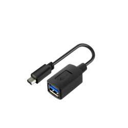 Xtech XTC-515 - Adaptador USB - 24 pin USB-C (M) reversible a USB Tipo A (H) - USB 3.0 - 11.9 cm - negro