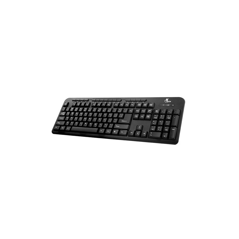 Xtech XTK-130E - Teclado - USB - inglés - negro