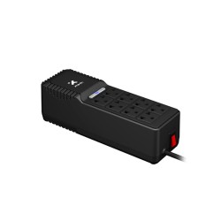 Xtech - Automatic voltage regulator - External - AC 110/120 V - 8 Tomas de Corriente - 1000 VA - -XTR-1002