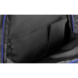 Xtech XTB-211 Mochila para laptop- 15.6" -  Poliéster -  Color Negro con detalles en azul - Bolsillo frontal para accesorios con