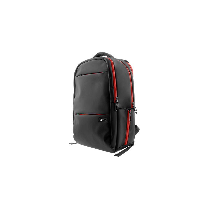 Xtech Insurgent XTB-507 Mochila para laptop 16.5” y accesorios de videojuegos - Nylon durable - Gaming   - Color Negro y Rojo -